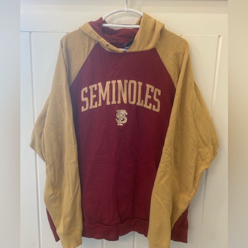 Florida State Seminoles Hoodie - Gold and Red | Size XXL